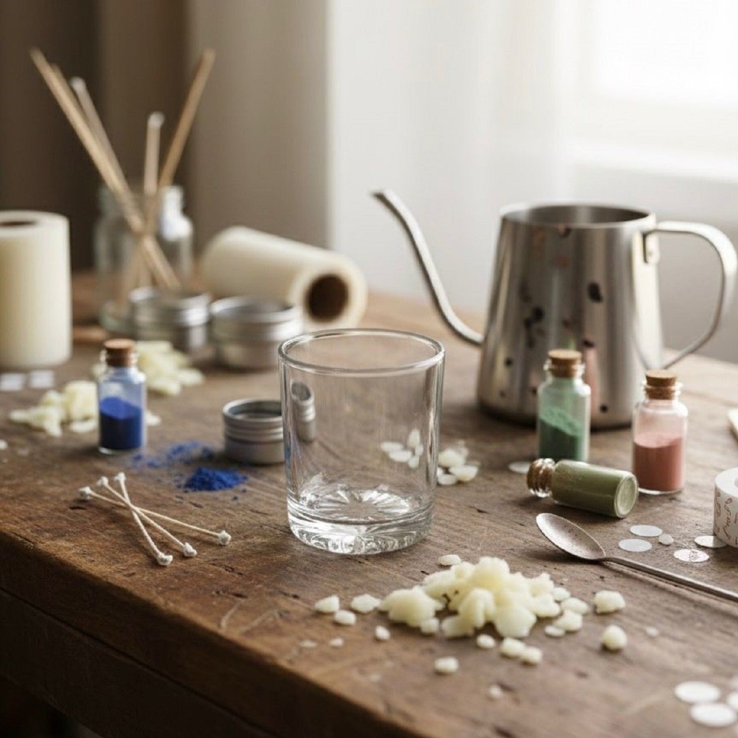 Transparent Clear Candle Jar For Candle Making For DIY Craft