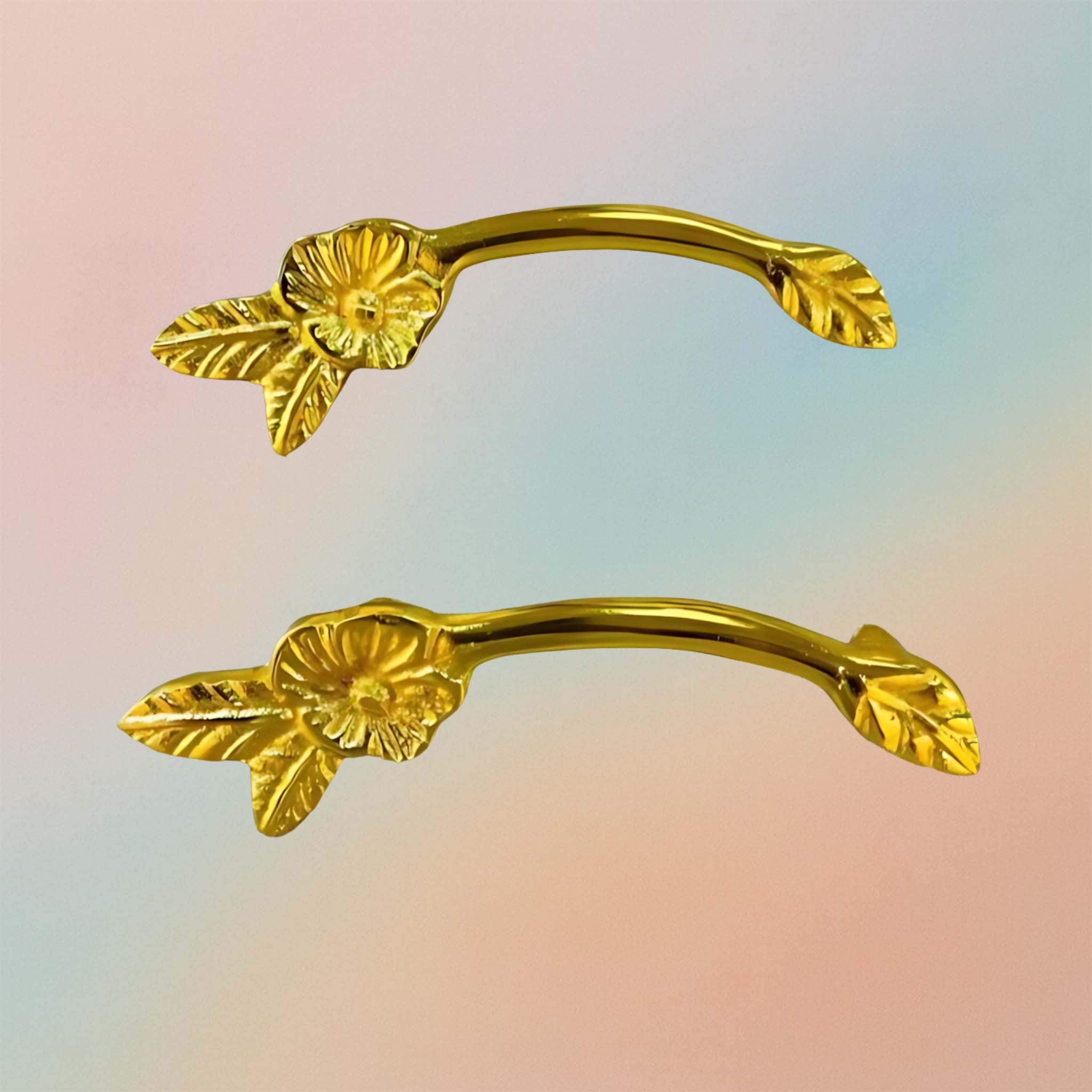 Tray Handle - Leaf Design 8