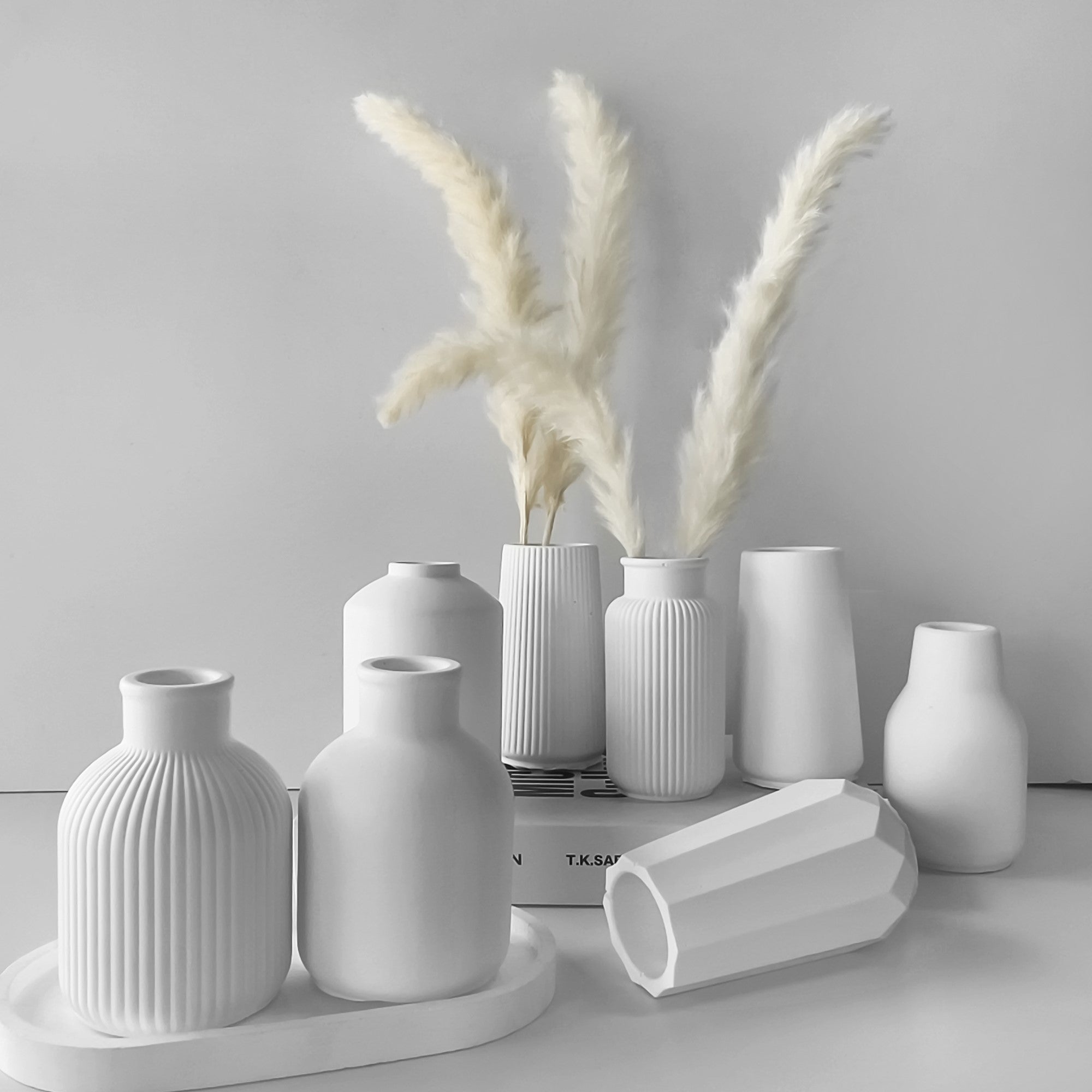 Vase Mould Style 1 Flower Pot Silicone Molds For Concrete Candle Jars