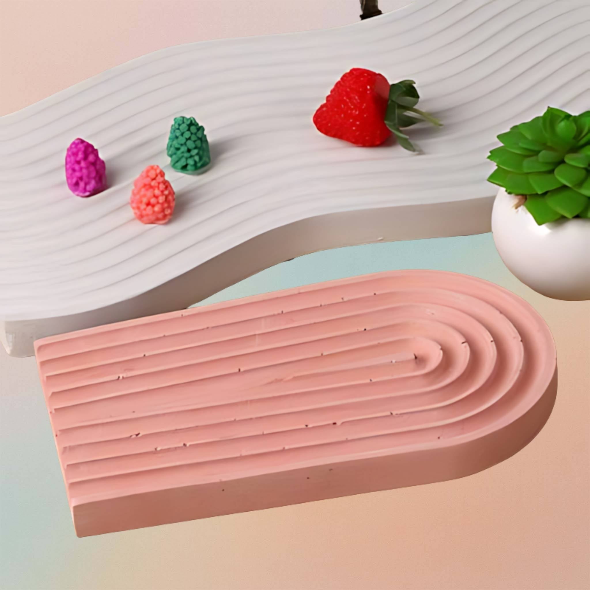 Wave Ridged Tray Mold