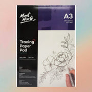 Mont Marte Tracing Paper Pad Signature 60gsm A3 40 Sheets