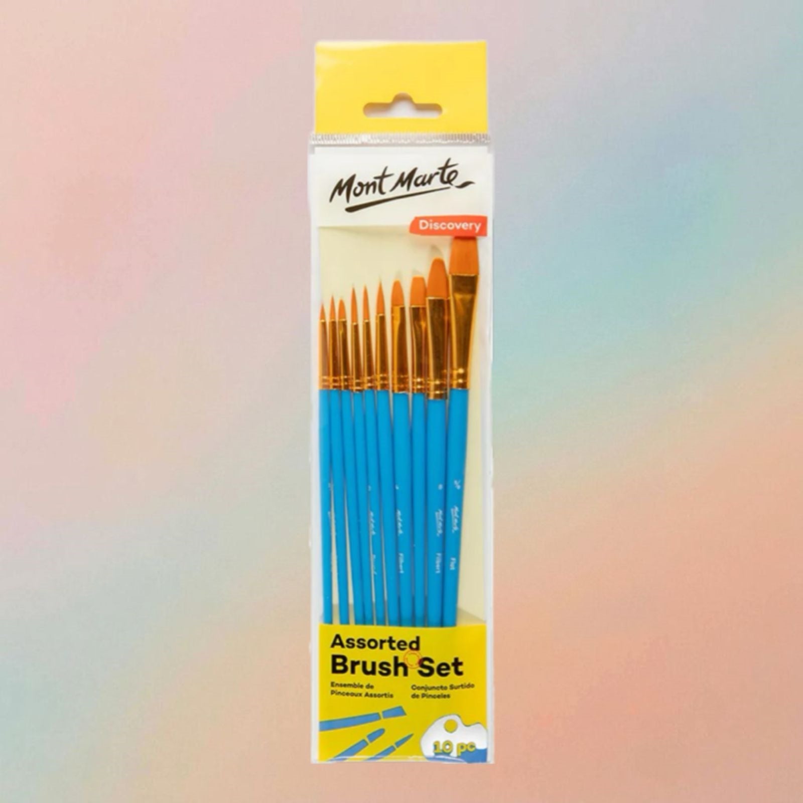 Mont Marte Assorted Brush Set Discovery 10pcs