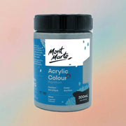 Mont Marte Acrylic Colour Paint Signature 300ml (10.1 US fl.oz) – Silver