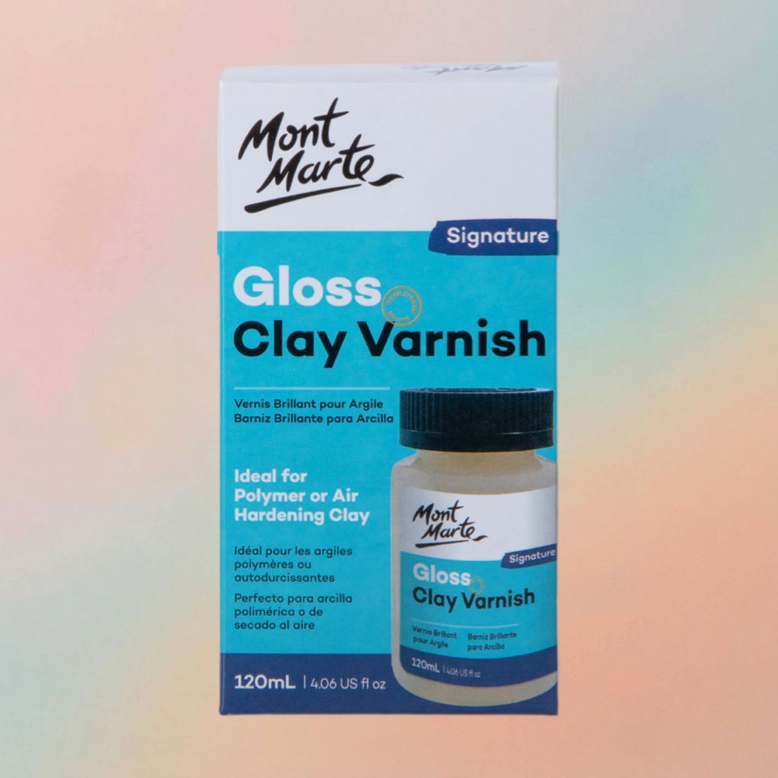 Mont Marte Gloss Clay Varnish Signature 120ml