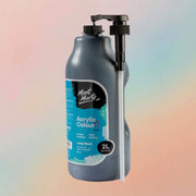 Mont Marte Acrylic Colour Paint Signature 2L (67.6 US fl.oz) Bottle – Black