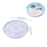Striped Tray Mold For Resin, Gypsum & Art Crafts Making
