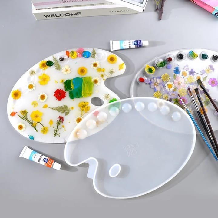 Palette Silicone Mould For Resin, Gypsum & Art Crafts Making