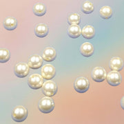 White Pearl Loose Beads - Sewing Clothing Accessories 7mm