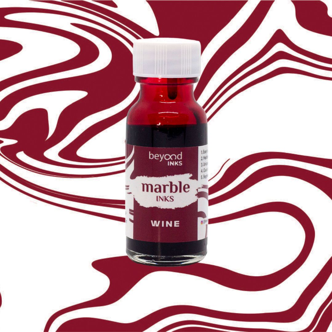Wine Marble Ink
