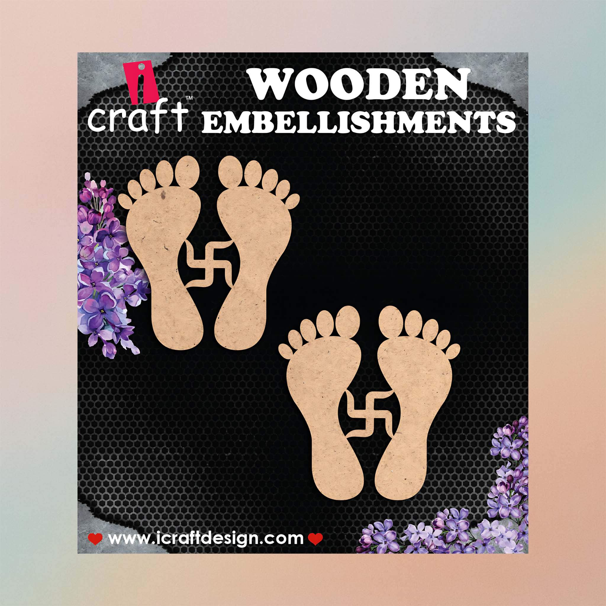 Wooden Embellishments FB018