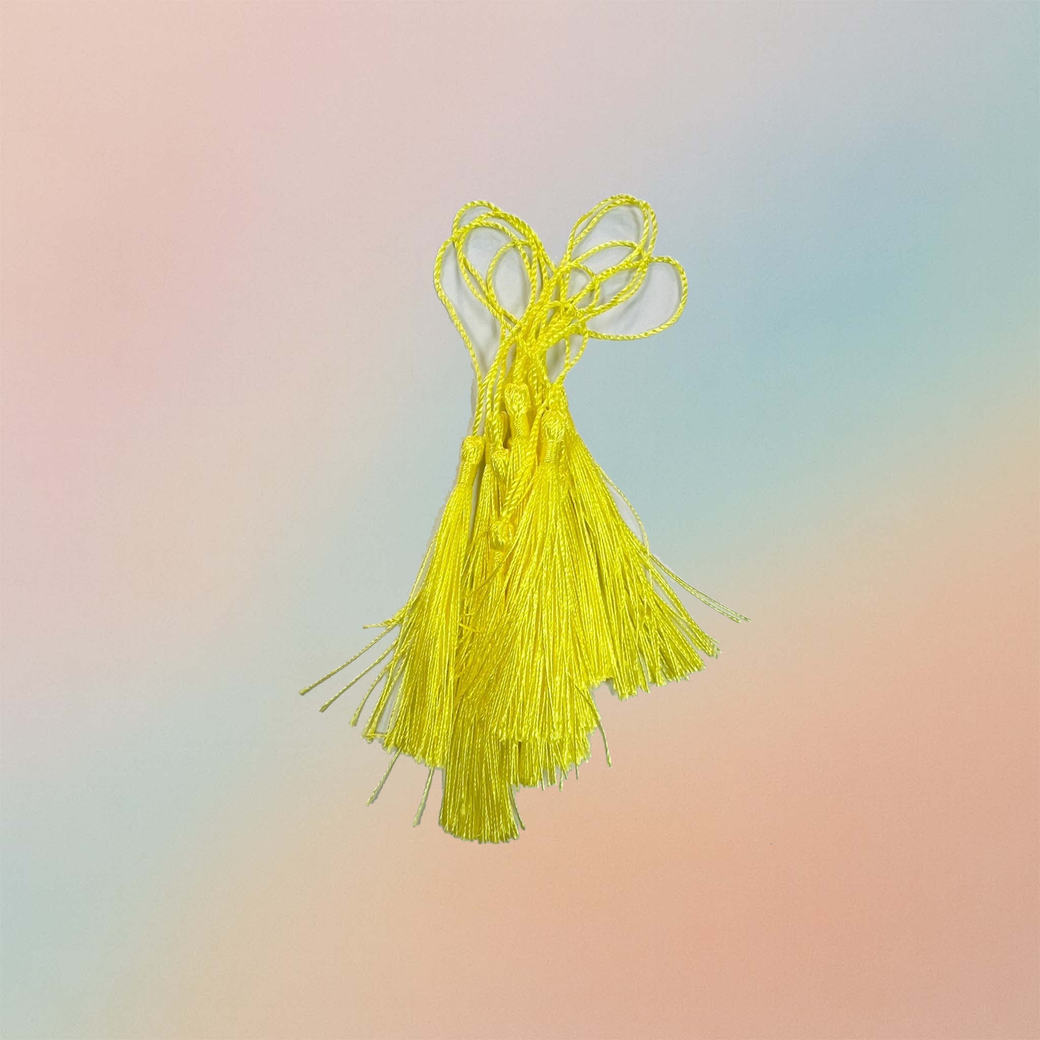 Bookmarks Polyester Silk Tassels 10pcs In 1 Bag
