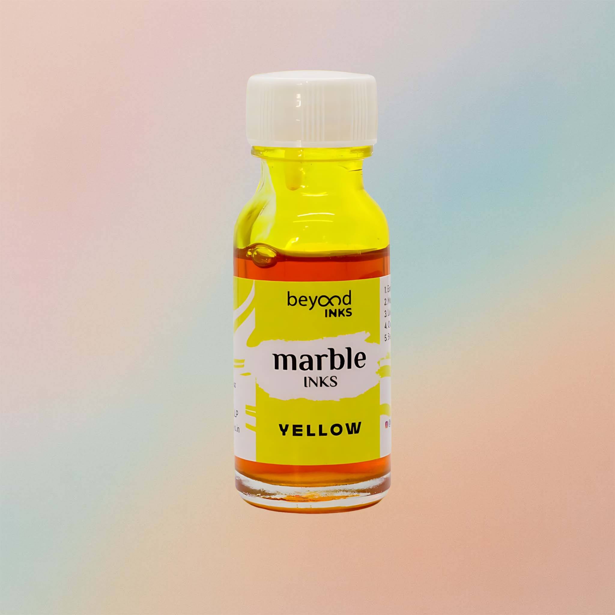 Yellow Marble ink