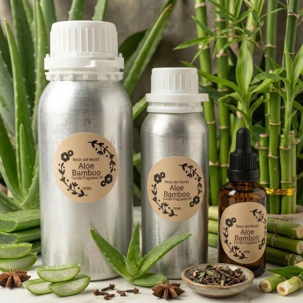 Premium Candle Fragrance – Aloe Bamboo