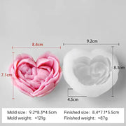 Baby In Flower Mould For Candle, Resin, Gypsum & Art Crafts Making Silicone Mold
