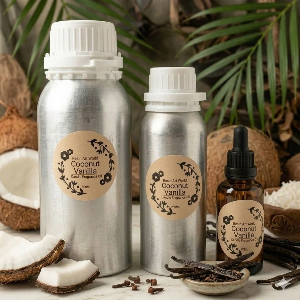 Premium Candle Fragrance – Coconut Vanilla