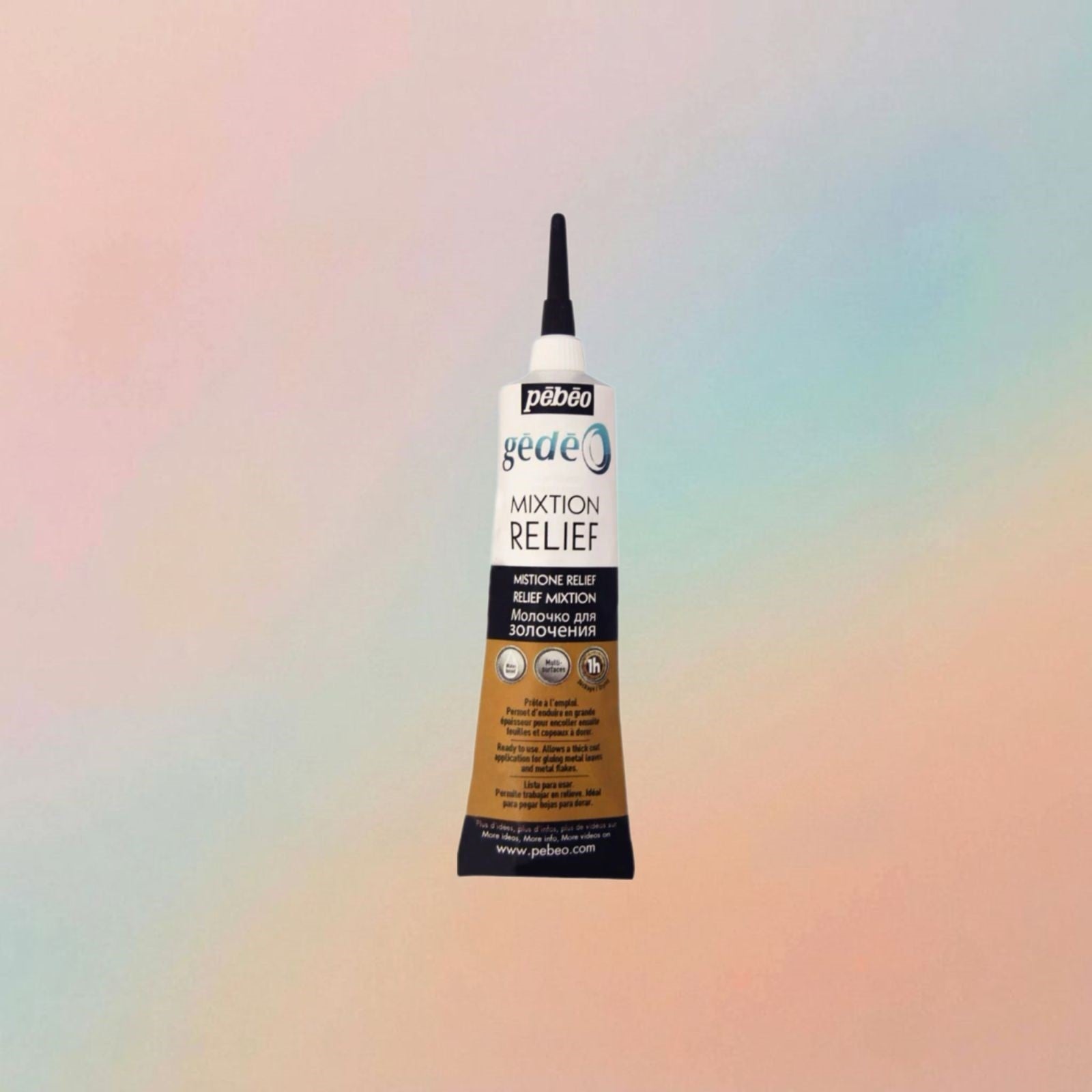 Pebeo Mixtion Relief Gilding Paste Tube - 37ml