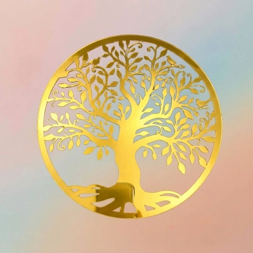 Gold Tree Of Life Gold Acrylic Cut
