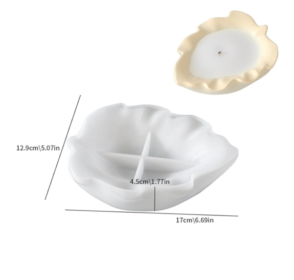 Leaf Storage Tray Silicone Mould For Resin, Gypsum & Art Crafts Making