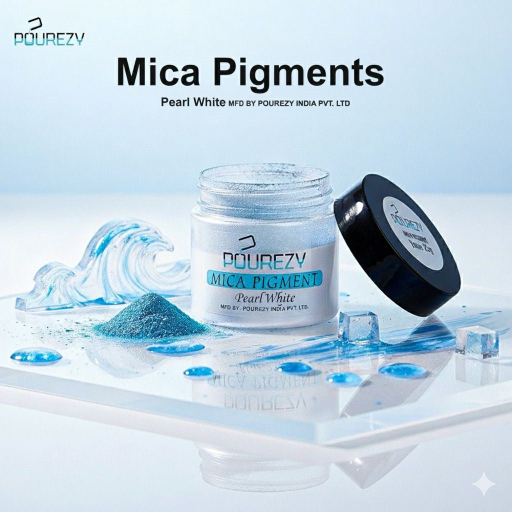 Pourezy Mica Pigment 25gm – Pearl White