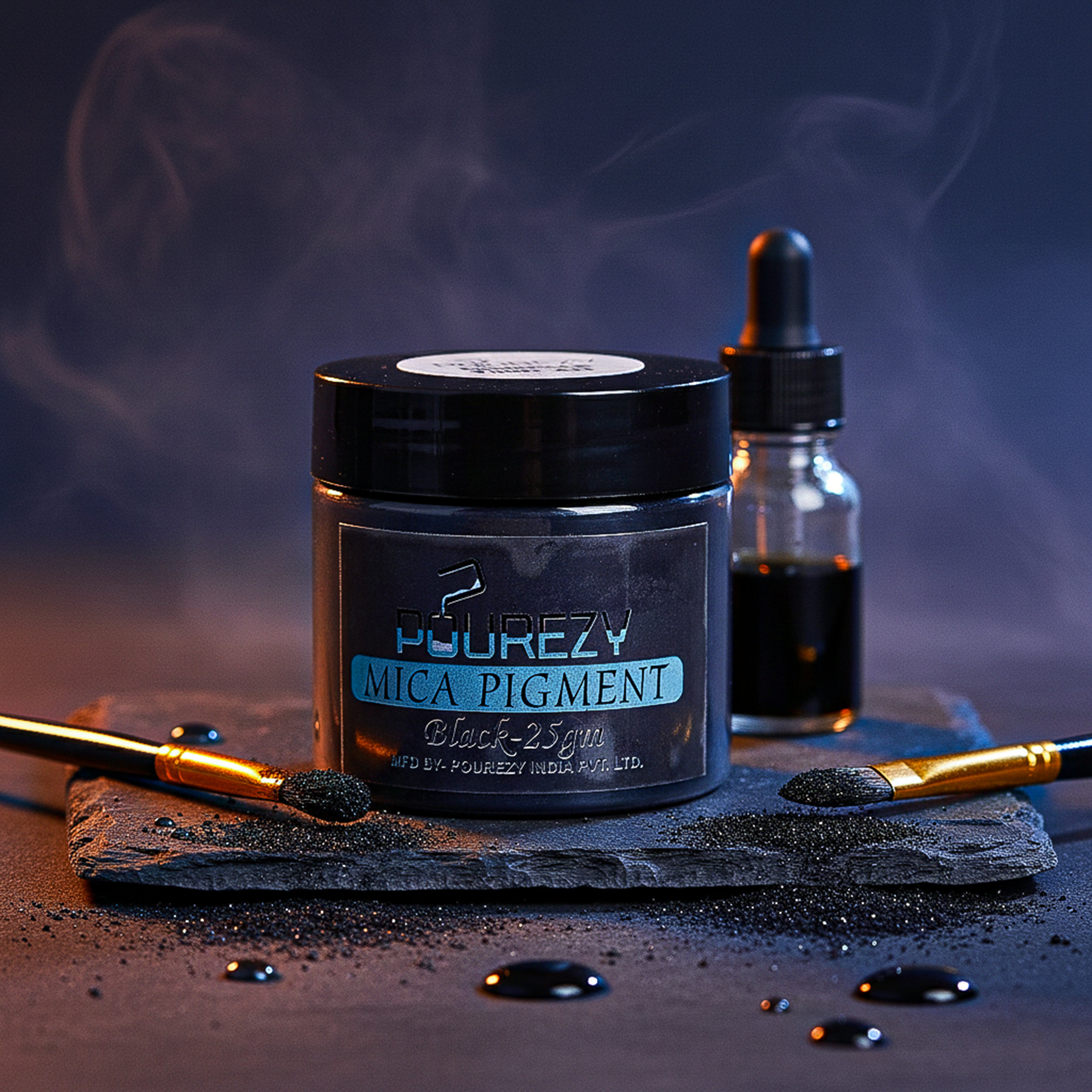 Pourezy Mica Pigment 25gm - Black