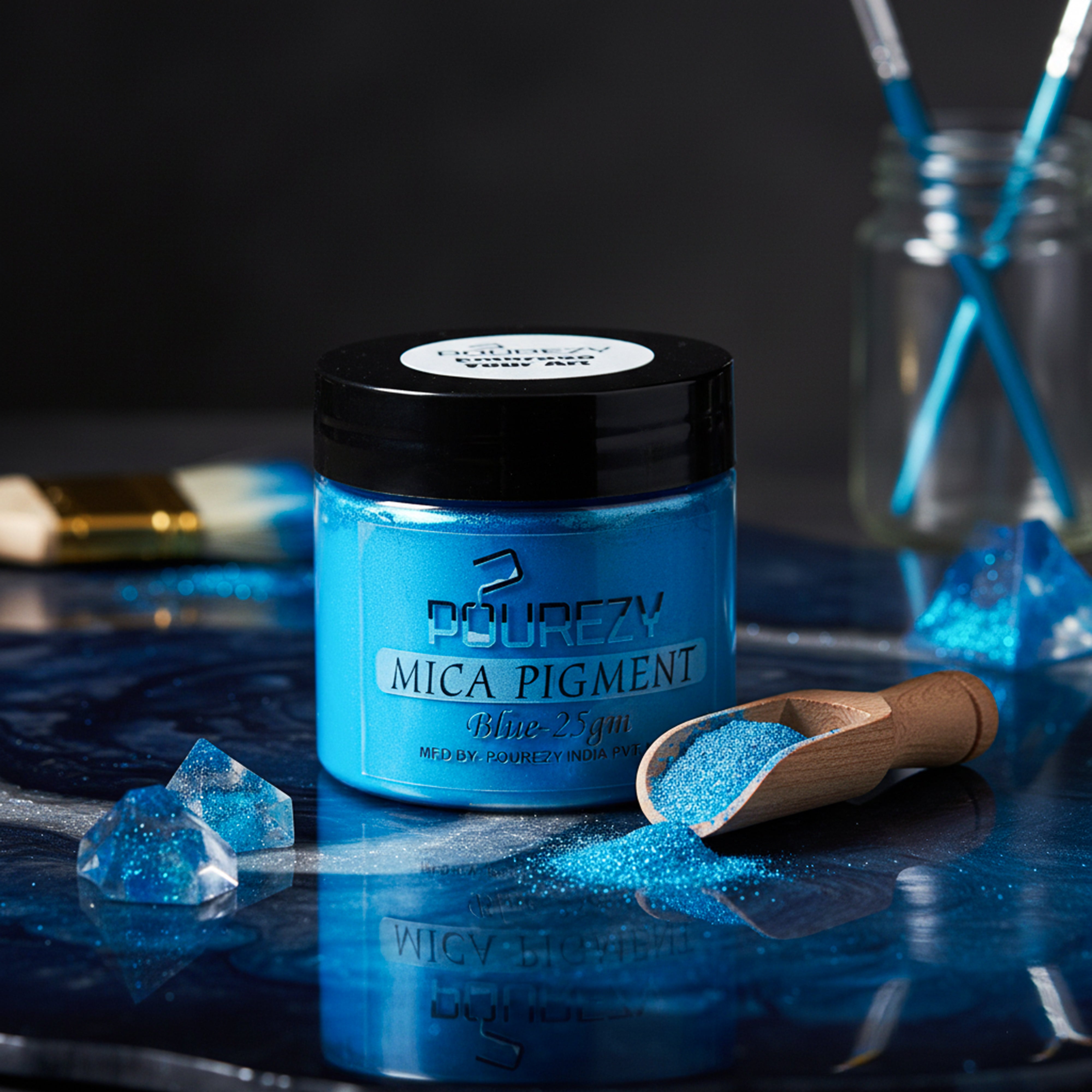 Pourezy Mica Pigment 25gm– Blue