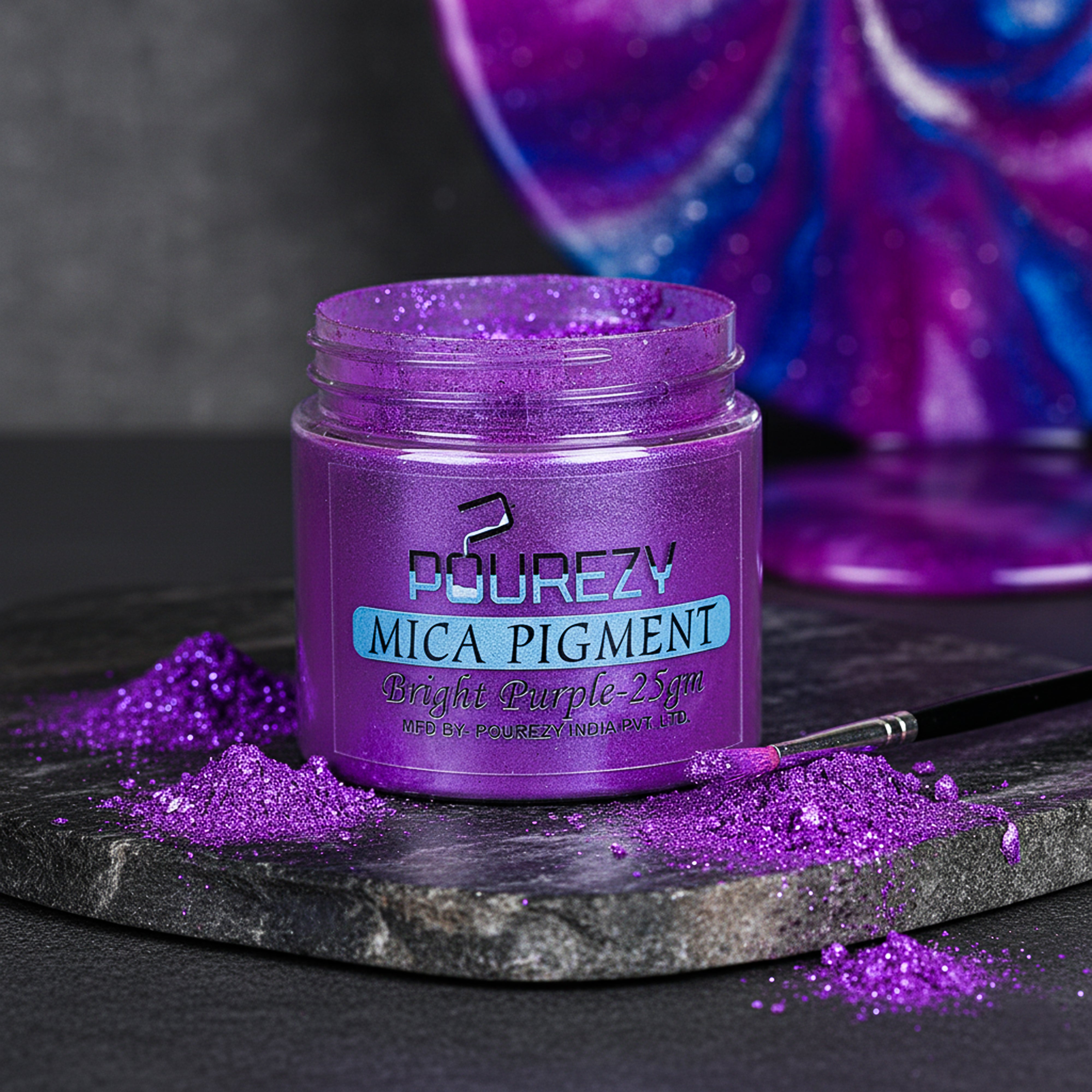 Pourezy Mica Pigment 25gm – Bright Purple
