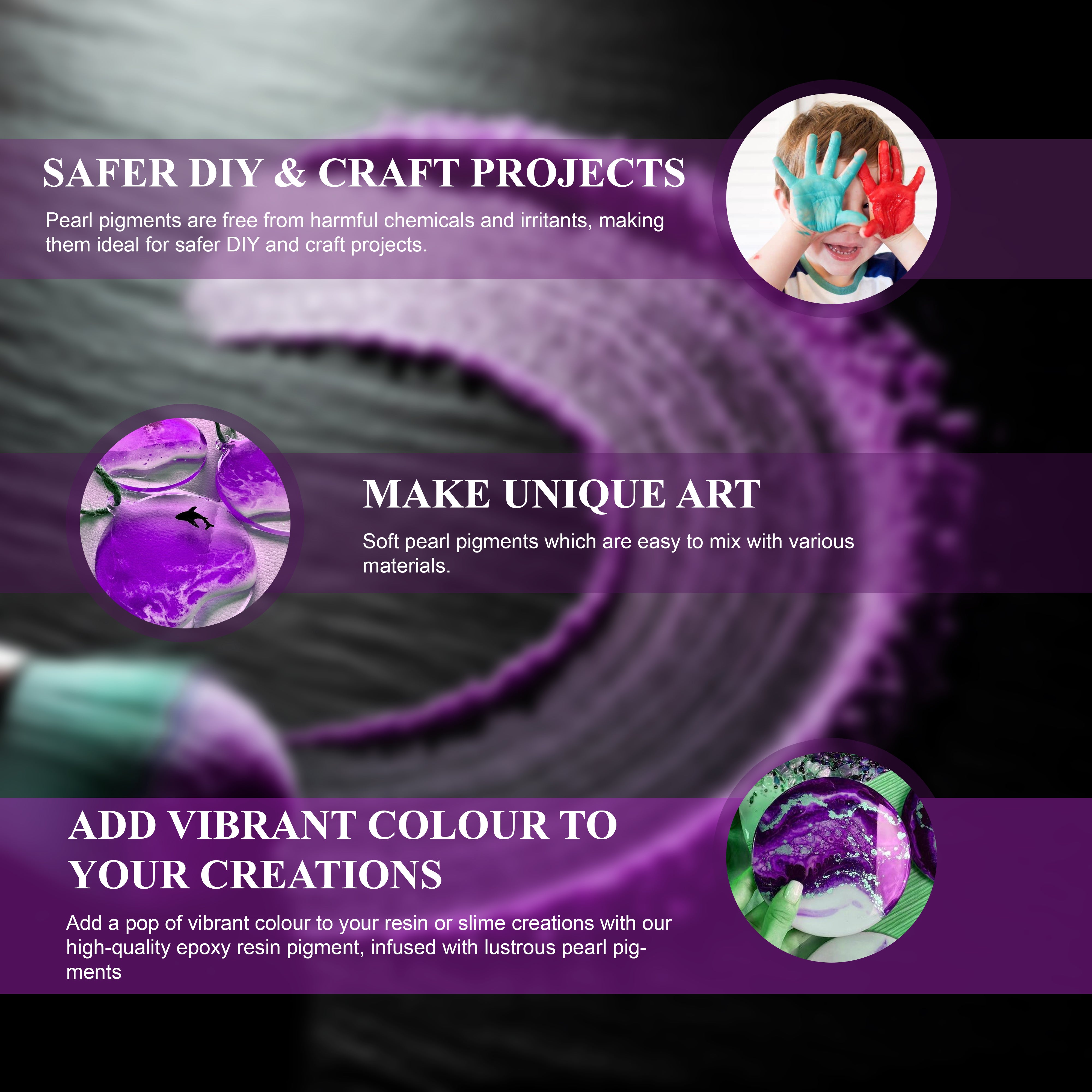 Pourezy Mica Pigment 25gm – Bright Purple