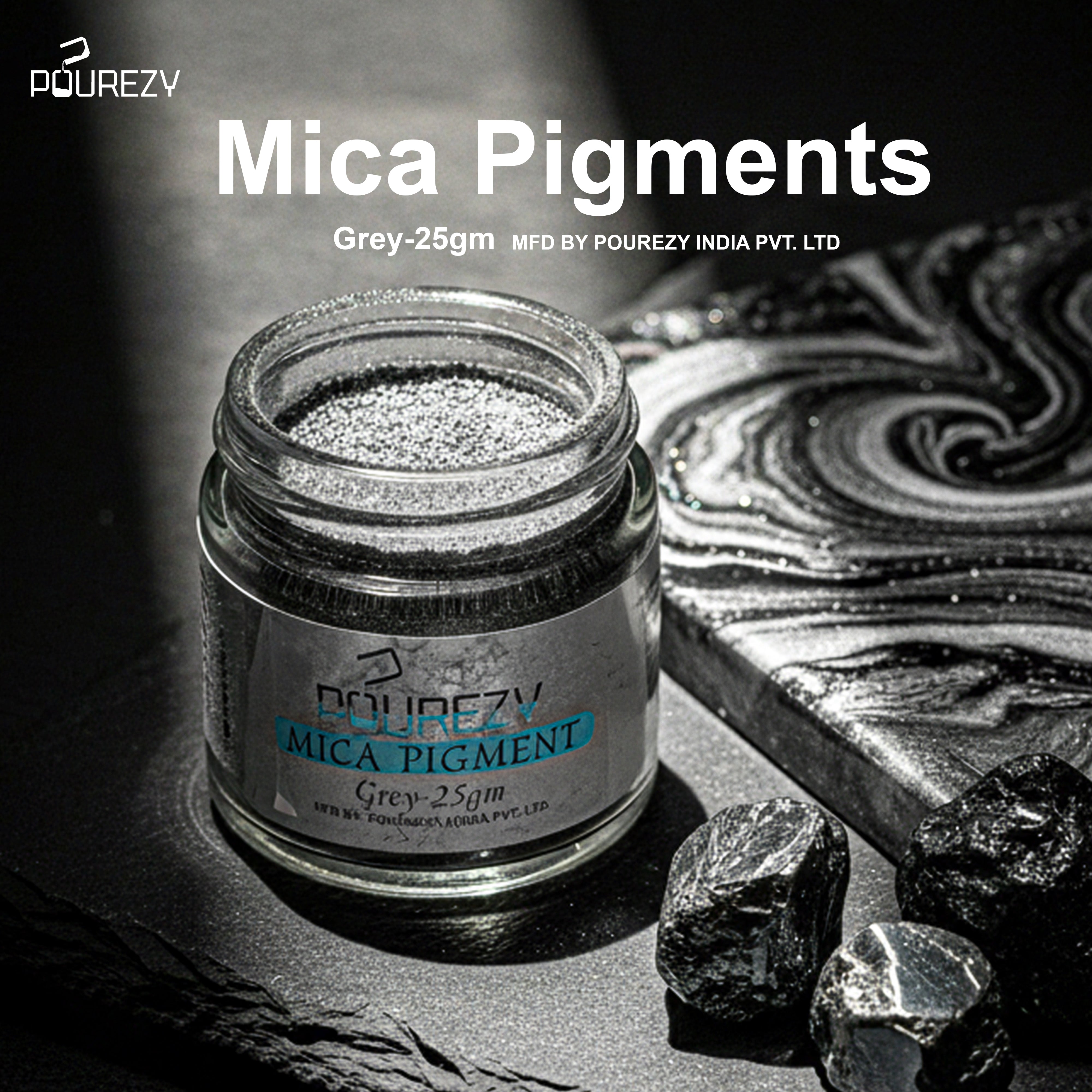 صبغة ميكا بوريزي 25 جرام - رمادي