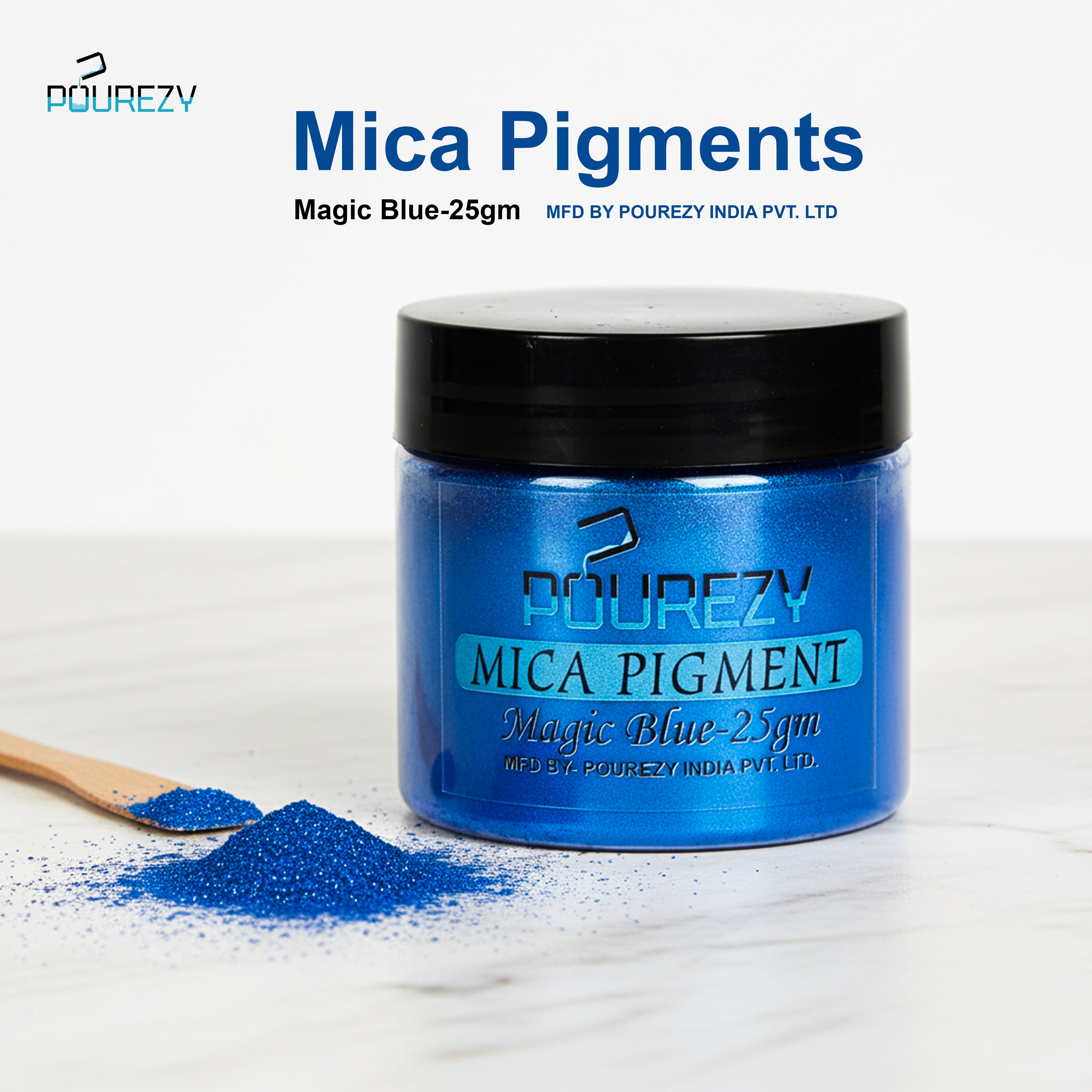 Pourezy Mica Pigment 25gm – Magic Blue