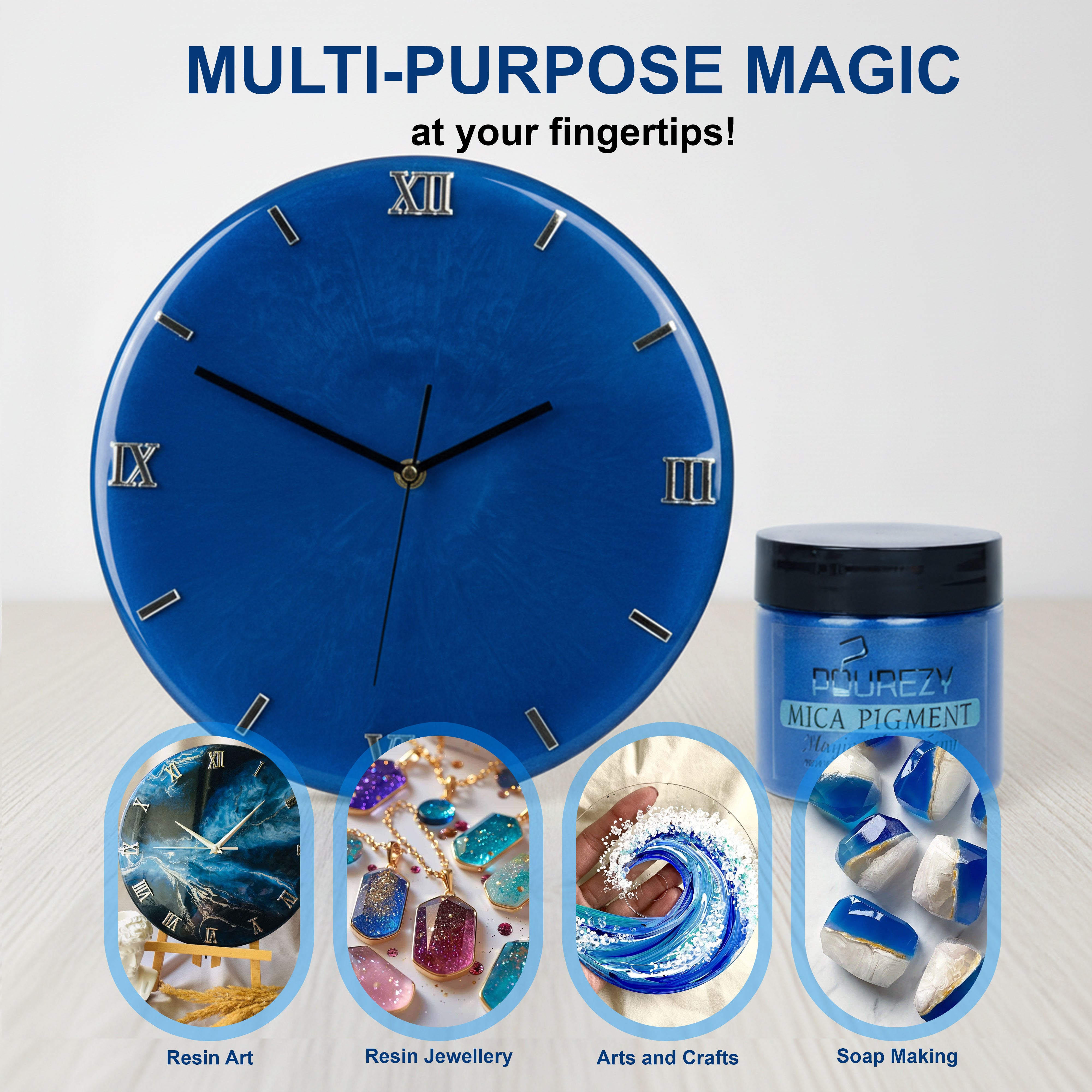 Pourezy Mica Pigment 25gm – Magic Blue