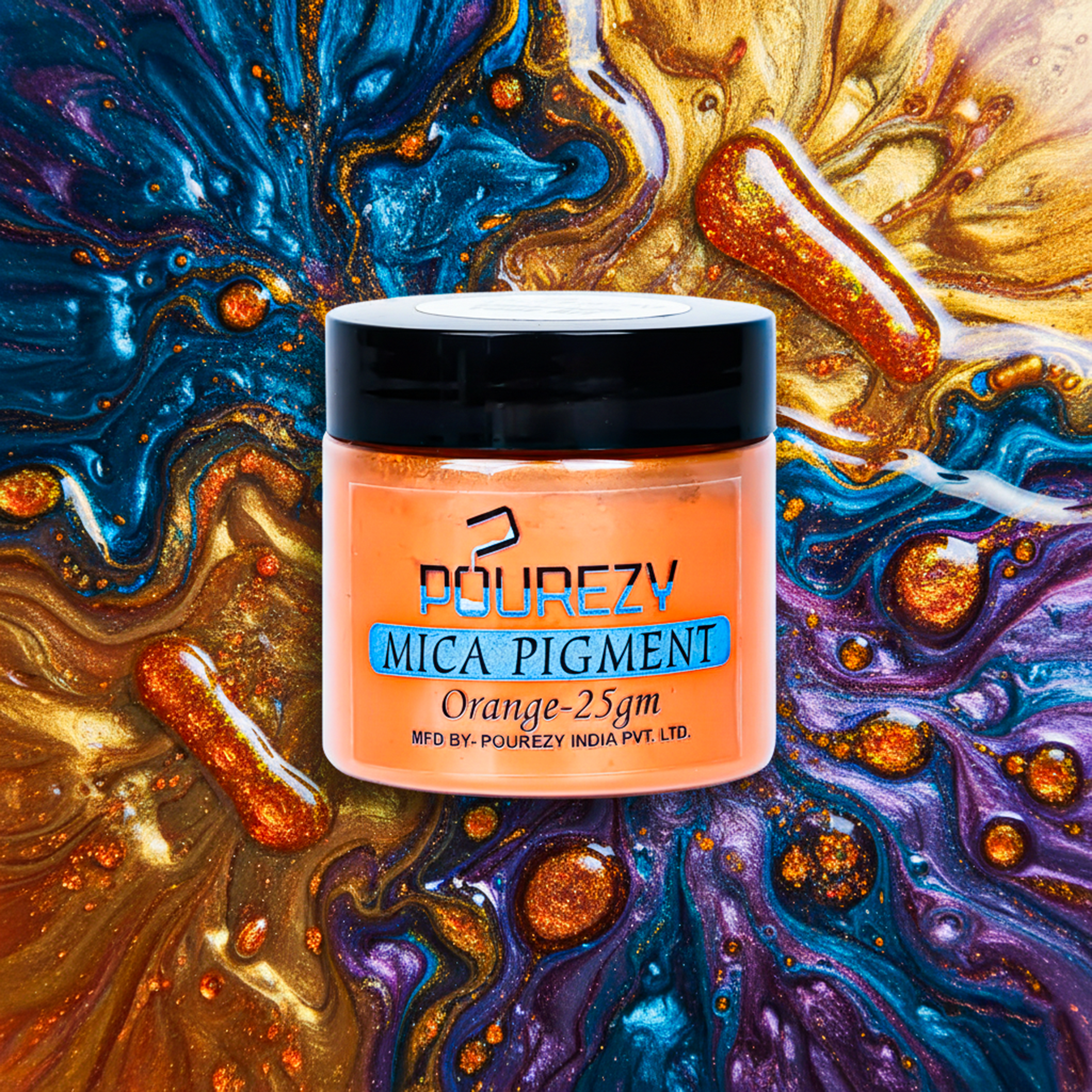 Pourezy Mica Pigment 25gm– Orange