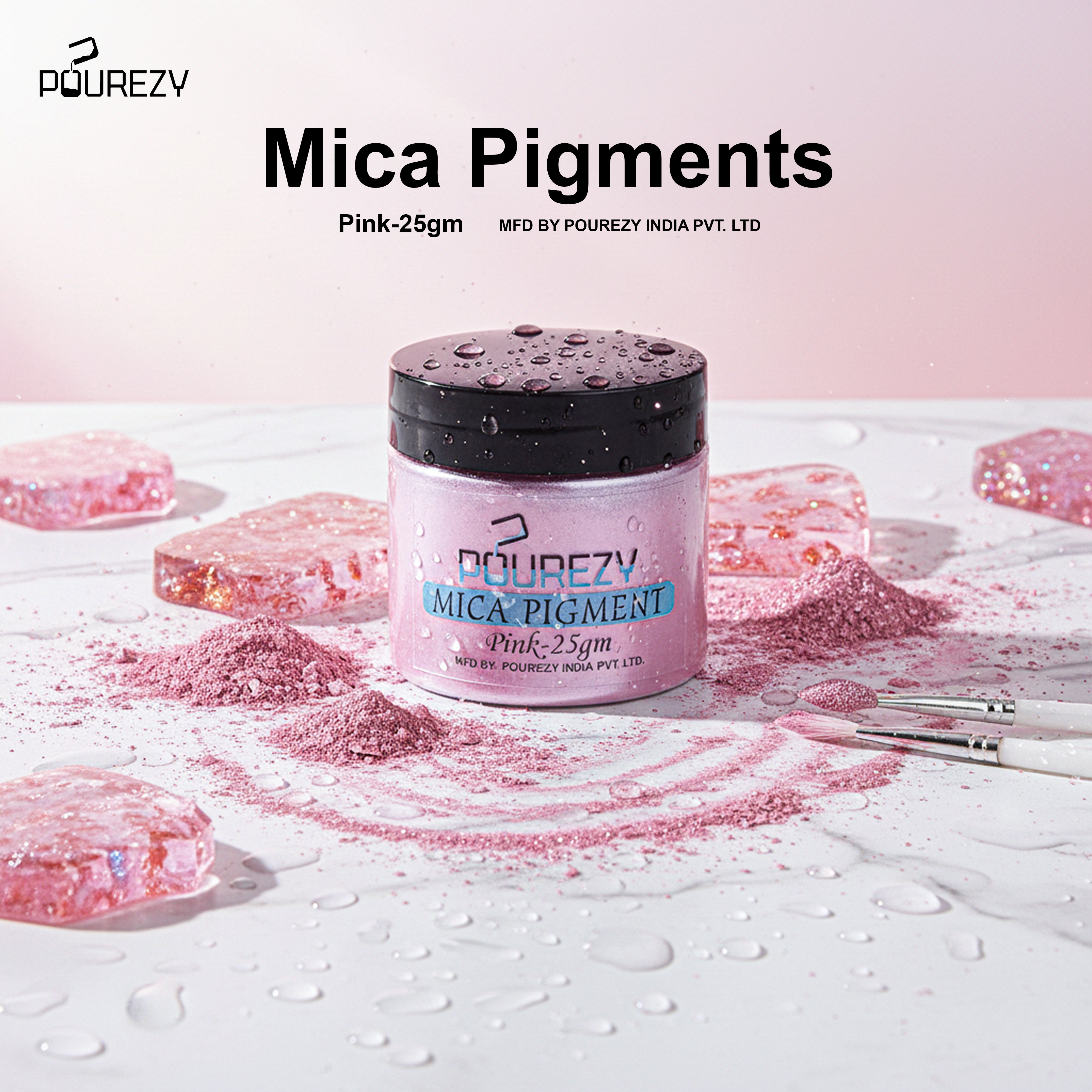 Pourezy Mica Pigment 25gm – Pink