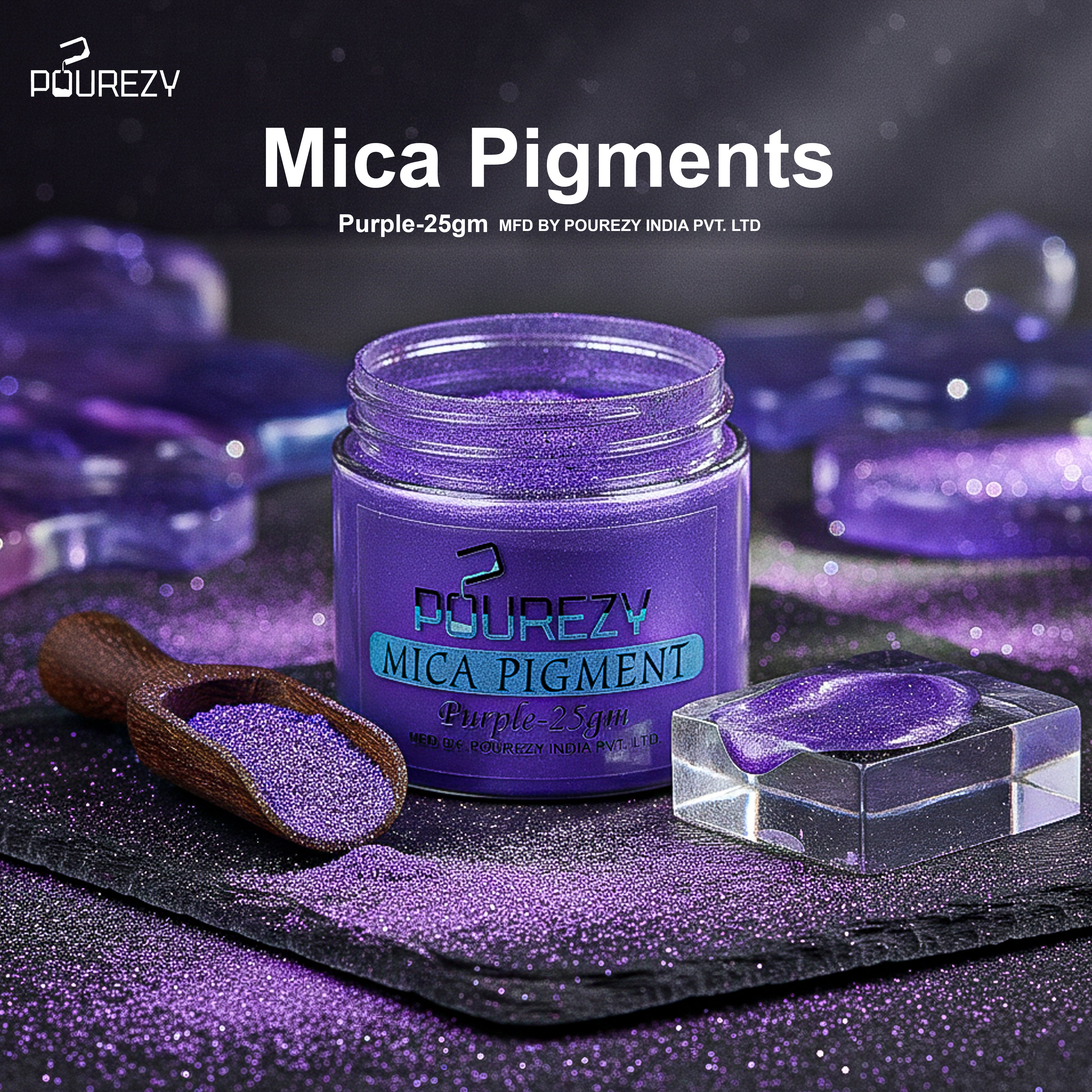 Pourezy Mica Pigment 25gm– Purple