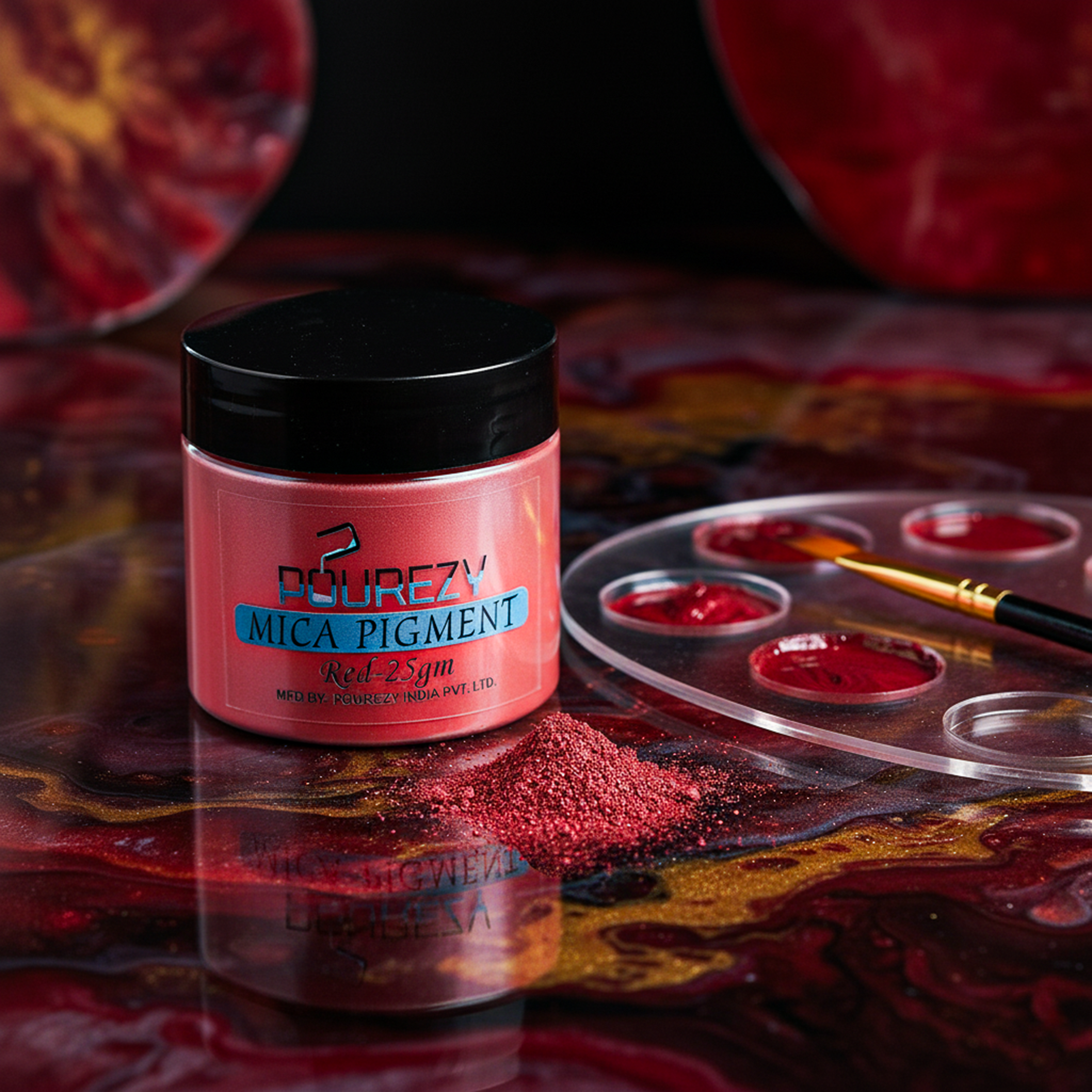 Pourezy Mica Pigment 25gm – Red