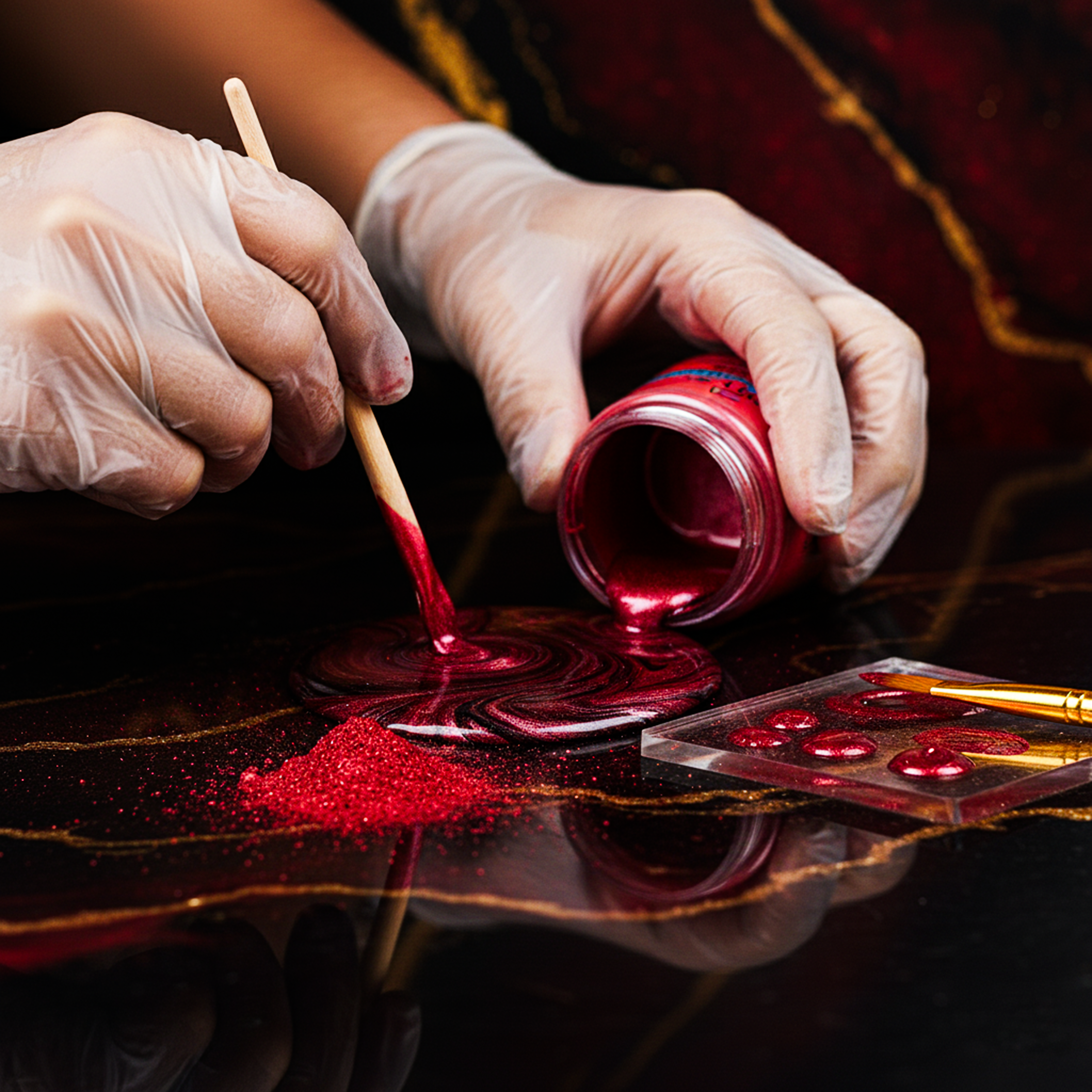 Pourezy Mica Pigment 25gm – Red