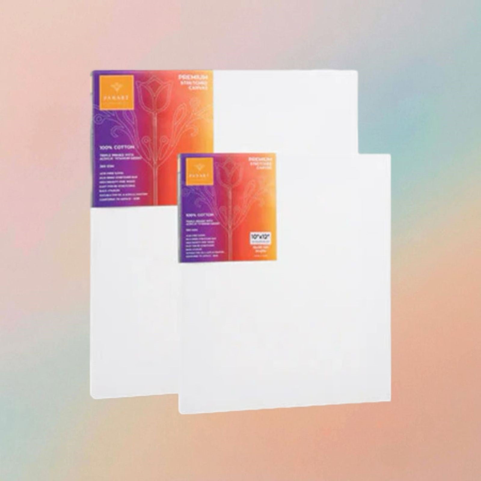 Pan Art Premium Stretched Canvas 60 x 60cm 250GSM 15 x 25 mm