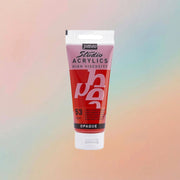 Pebeo Studio Acrylic Paint High Viscosity 100ml Dark Cadmium Red Hue