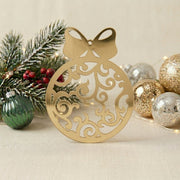 ⁠Ribbon Ornament Gold Acrylic Cut For Resin Art & DIY Crafts