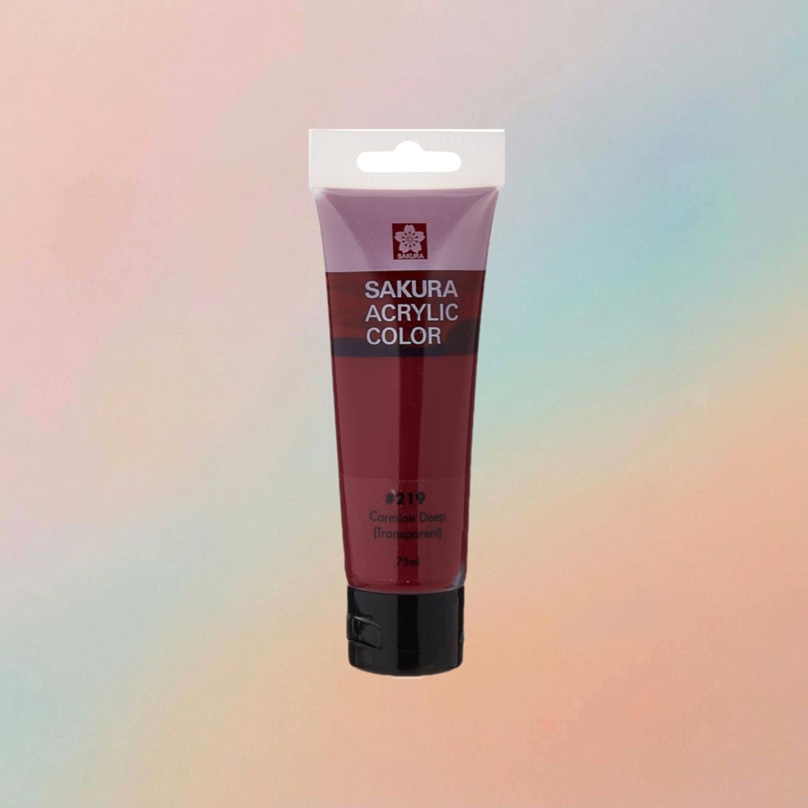 Sakura Acrylic Color 75ml Transparent Carmine Deep