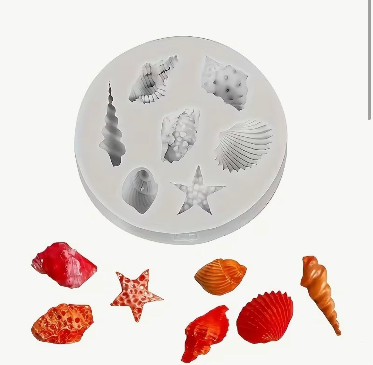 Sea Series Mould Style 2 For Candle, Resin, Gypsum & Art Crafts Making Silicone Mold