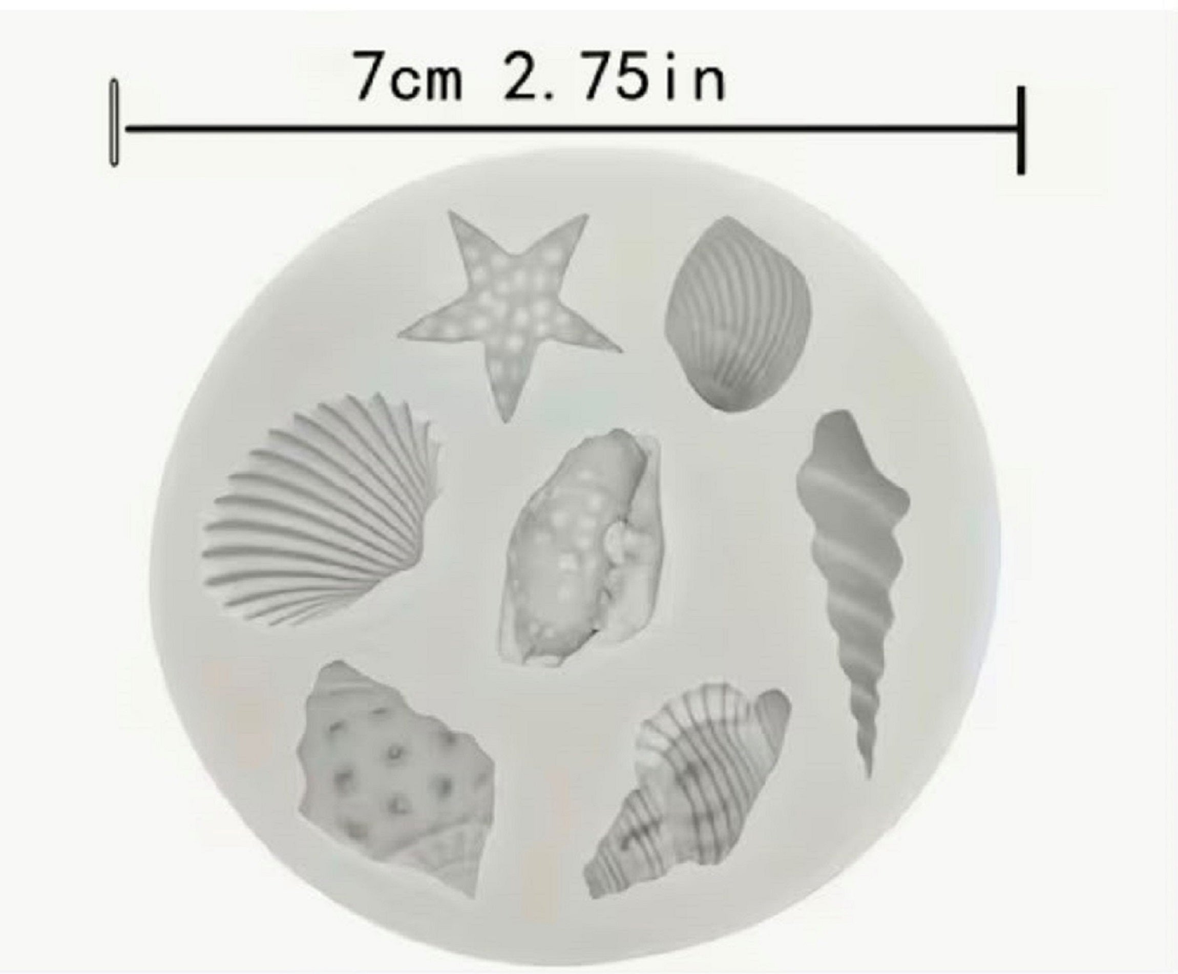 Sea Series Mould Style 2 For Candle, Resin, Gypsum & Art Crafts Making Silicone Mold