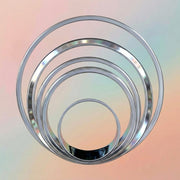 Silver Acrylic Ring Cutout for Resin Wall Clocks &amp; DIY Art Crafts