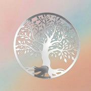 Silver Gold Tree Of Life Gold Acrylic Cut 10cm