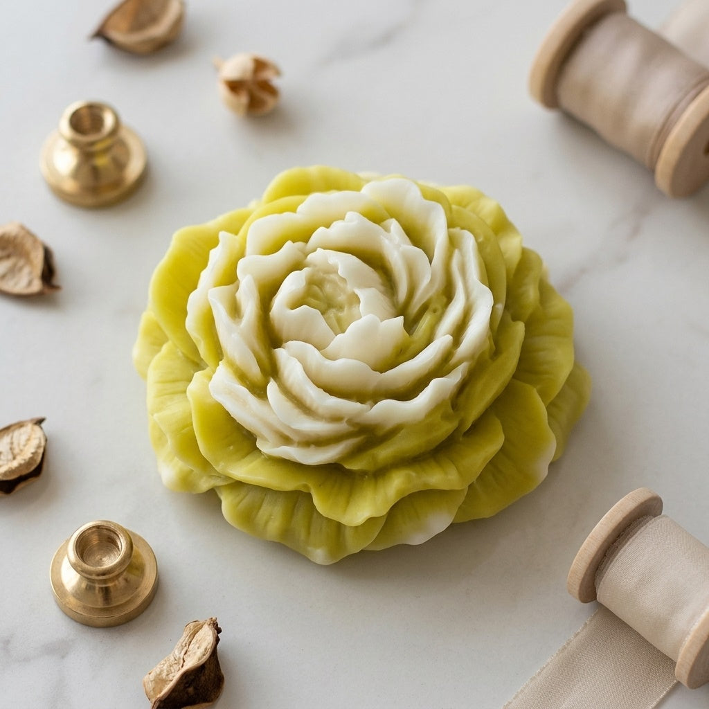 Small Peony Flower For Candle, Resin, Gypsum & Art Crafts Making Silicone Mould