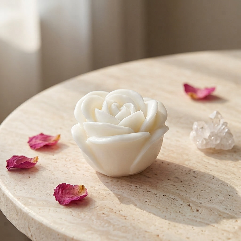 Small Size Rose Flower Mould For Candle, Resin, Gypsum & Art Crafts Making Silicone Mould