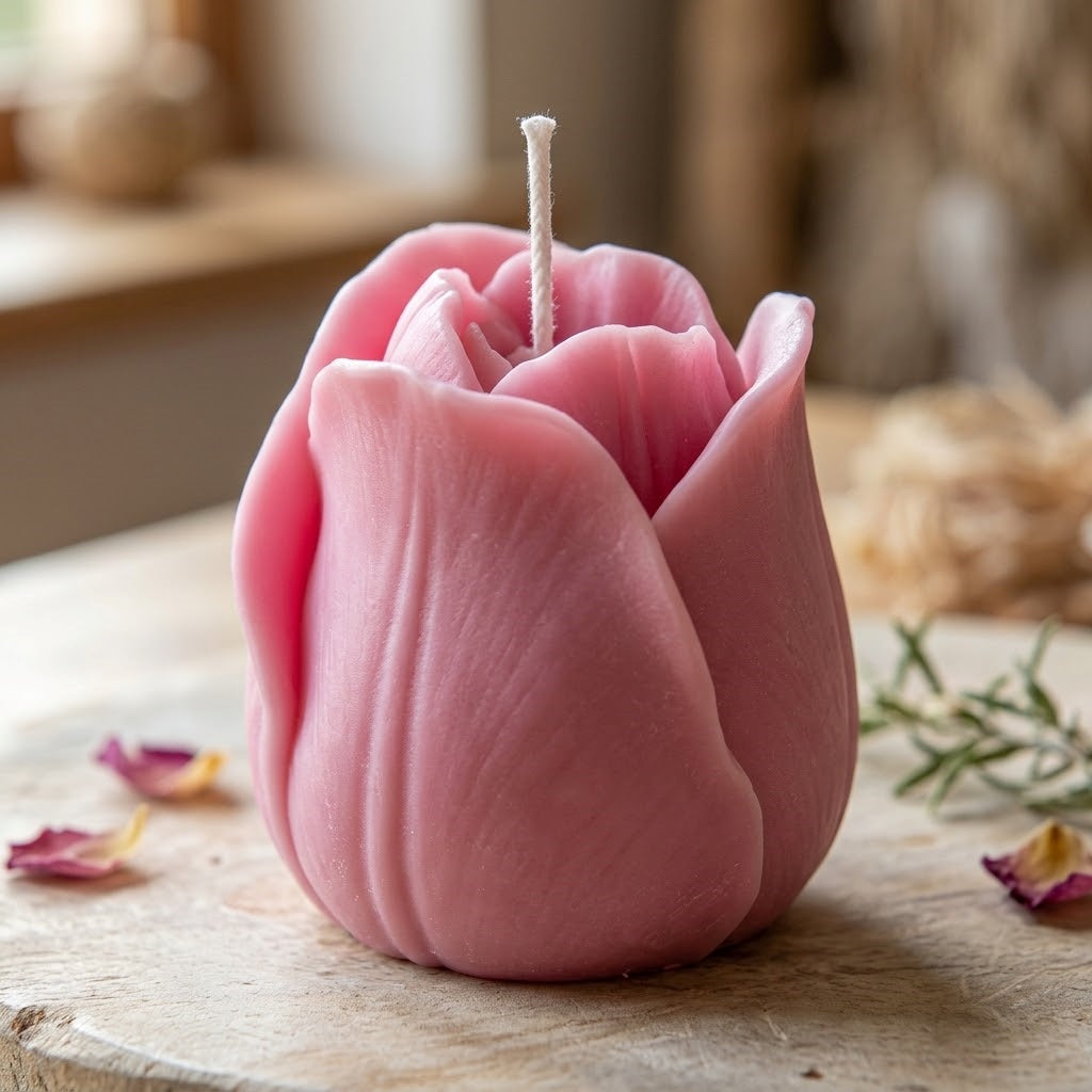 Tulip Flower Style 1 Mould For Candle, Resin, Gypsum & Art Crafts Making Silicone Mould