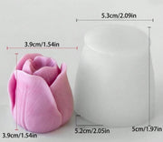 Tulip Flower Style 1 Mould For Candle, Resin, Gypsum & Art Crafts Making Silicone Mold