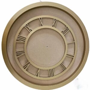 MDF Clock Set With Numbers clock base