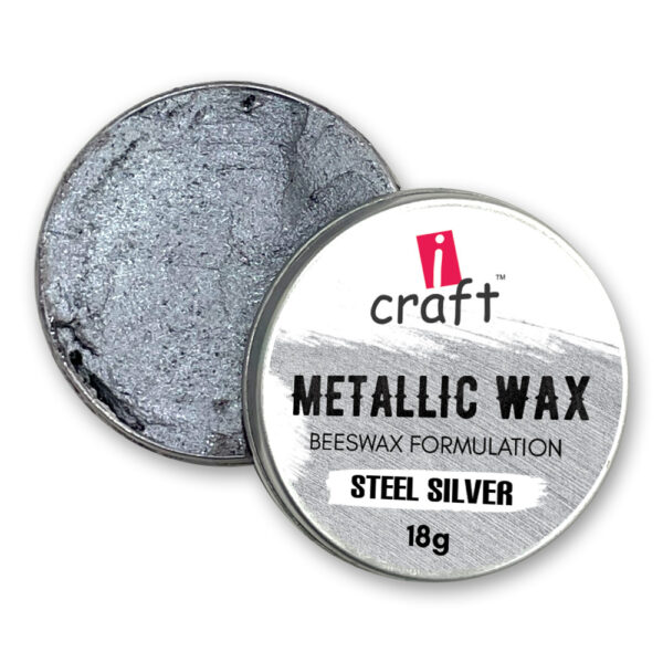 Metallic Wax - Steel Silver