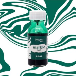 Teal Marble Ink